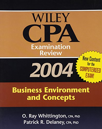 9780471463412: Wiley CPA Examination Review 2004, Business Environment and Concepts