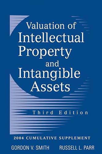 9780471464693: Valuation of Intellectual Property and Intangible Assets: 2004 Cumulative Supplement