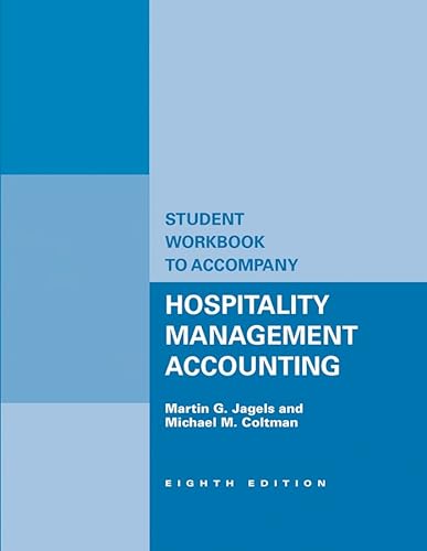 9780471466376: Student Workbook to accompany Hospitality Management Accounting, 8e