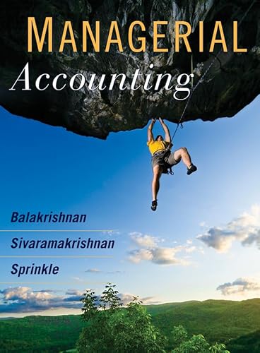 9780471467854: Managerial Accounting