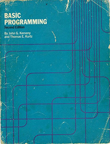 Imagen de archivo de Basic Programming a la venta por Stillwater Books