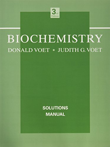 Beispielbild fr Biochemistry, Solutions Manual zum Verkauf von Better World Books