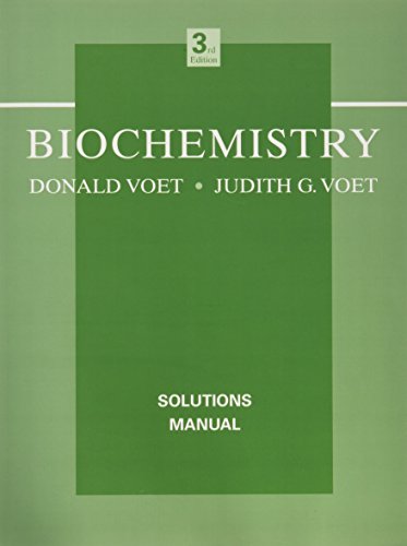 Stock image for Biochemistry, Solutions Manual for sale by Better World Books