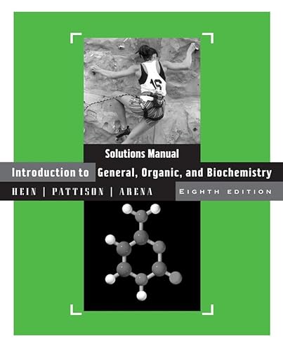 Stock image for Introduction to General, Organic, and Biochemistry: Student Solutions Manual for sale by Virginia Martin, aka bookwitch