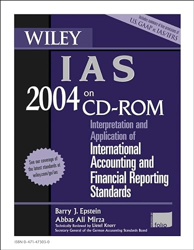 Stock image for Wiley IAS 2004 : Interpretation and Application of International Accounting and Financial Reporting Standards CD ROM for sale by D2D Books
