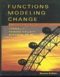 9780471474296: Functions Modeling Change: A Preparation for Calculus