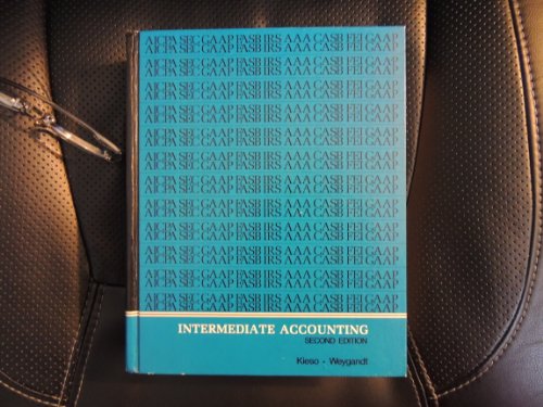 Beispielbild fr Intermediate Accounting : Working Papers zum Verkauf von Better World Books