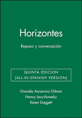 Stock image for Horizontes: Repaso y conversaci?n, Activities Manual (Spanish Edition) for sale by HPB-Red