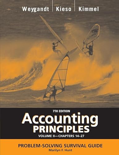 Stock image for Accounting Principles, with Pepsico Annual Report, Problem Solving Survival Guide, Volume II, Chapters 14-27 for sale by ThriftBooks-Atlanta