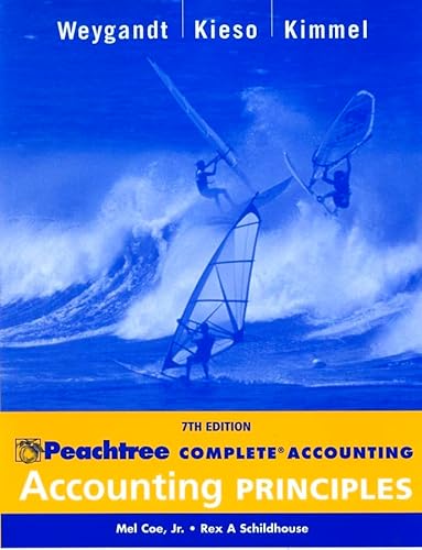 Imagen de archivo de Accounting Principles, with PepsiCo Annual Report Vol. 7 : Peachtree Complete Accounting Workbook Release 2004 a la venta por Better World Books