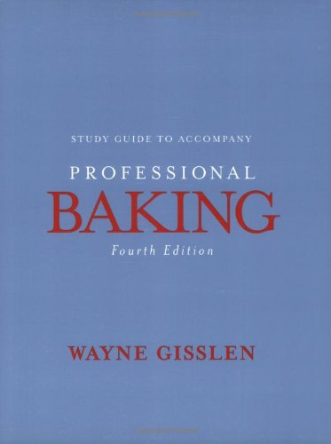 Beispielbild fr Professional Baking, Study Guide zum Verkauf von Better World Books