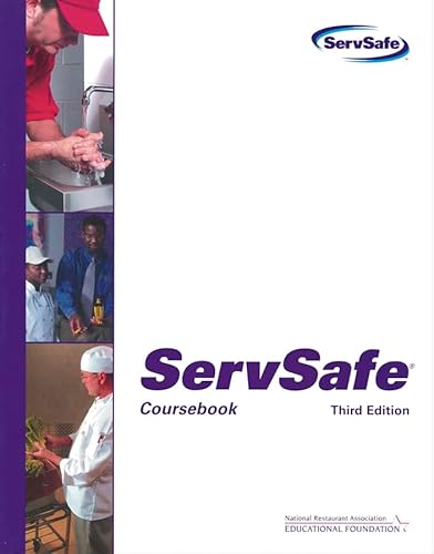 Servsafecoursebook with the Scantron Certification Exam Form