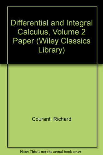 9780471481737: Differential and Integral Calculus: 2