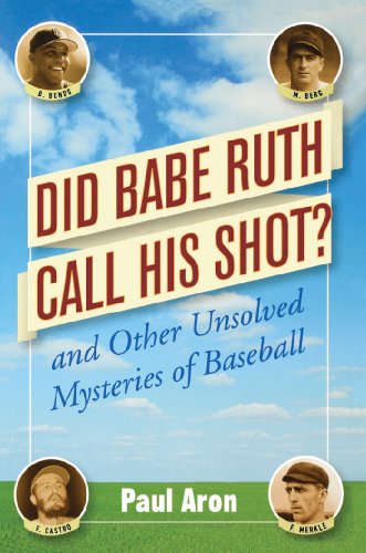 Beispielbild fr Did Babe Ruth Call His Shot? : And Other Unsolved Mysteries of Baseball zum Verkauf von Better World Books