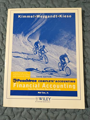Peachtree Complete Acounting (to Accompany Financial Accounting Tools for Business Decision Making) (9780471482246) by Kimmel