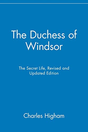 Imagen de archivo de The Duchess of Windsor: The Secret Life a la venta por BookHolders