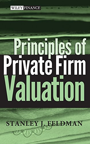 Beispielbild fr Principles of Private Firm Valuation zum Verkauf von HPB-Red