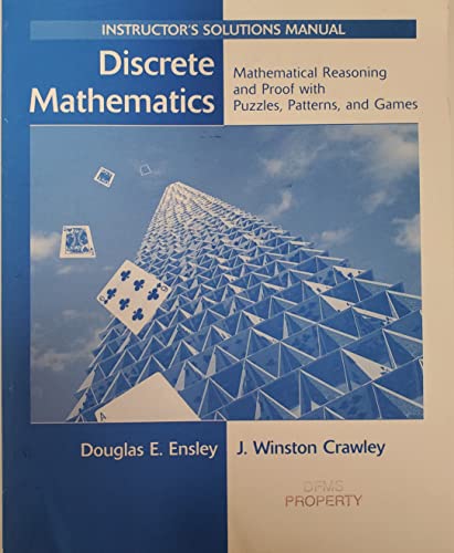 9780471488019: Instructor's Solutions Manual to Accompany Discrete Mathematics