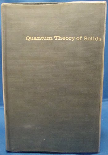 9780471490258: Quantum Theory of Solids