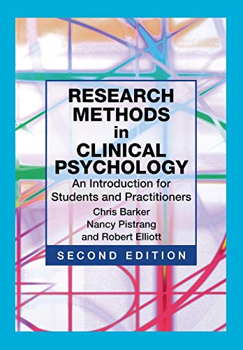 Beispielbild fr Research Methods in Clinical Psychology: An Introduction for Students and Practitioners zum Verkauf von ThriftBooks-Dallas