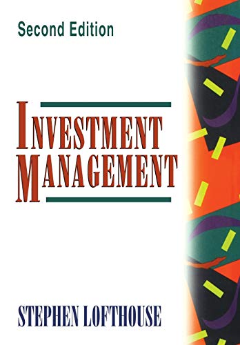Stock image for Investment Management Second Edition (Frontiers in Finance Series) for sale by WorldofBooks