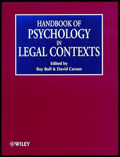 Stock image for Handbook of Psychology in Legal Contexts for sale by Better World Books: West