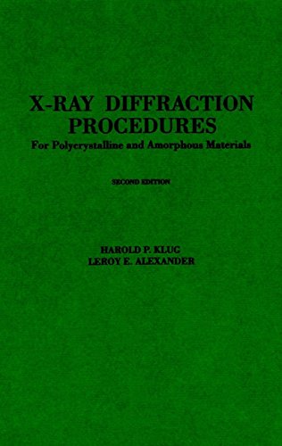 9780471493693: X-Ray Diffraction Procedures: For Polycrystalline and Amorphous Materials