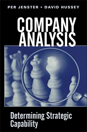 Imagen de archivo de Company Analysis : Determining Strategic Capability a la venta por Better World Books: West