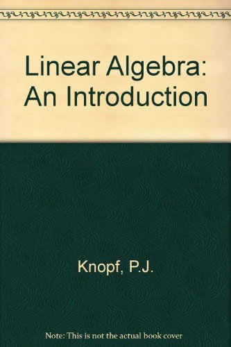 Stock image for Linear Algebra: An Introduction for sale by BookDepart
