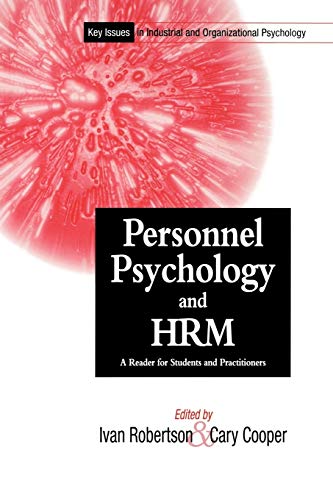 Beispielbild fr Personnel Psychology and Human Resource Management zum Verkauf von Blackwell's