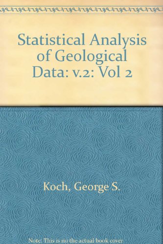 9780471496939: Statistical Analysis of Geological Data: v.2