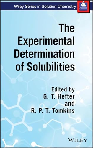 9780471497080: The Experimental Determination of Solubilities