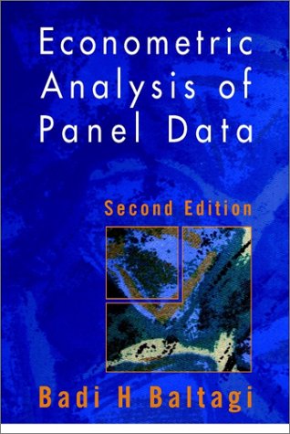 Beispielbild fr Econometric Analysis of Panal Data zum Verkauf von Better World Books