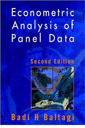 Stock image for Econometric Analysis of Panal Data for sale by Better World Books