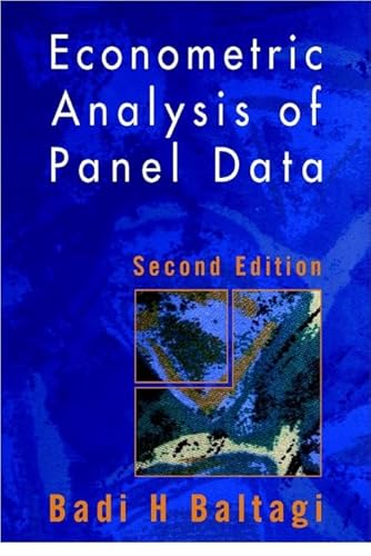 9780471499374: Econometric Analysis of Panel Data