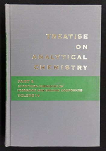 Stock image for Treatise on Analytical Chemistry Part for sale by Better World Books