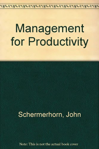 9780471503279: Management for Productivity