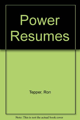 Stock image for Power Resumes for sale by Direct Link Marketing