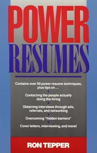 Stock image for Power Resumes for sale by Direct Link Marketing