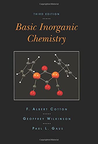 Imagen de archivo de Basic Inorganic Chemistry, 3rd Edition a la venta por One Planet Books
