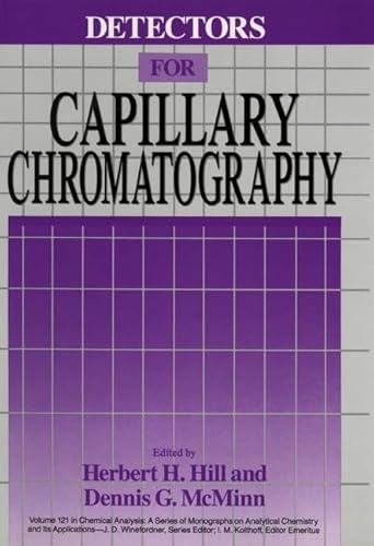 Stock image for Detectors for Capillary Chromatography for sale by Better World Books