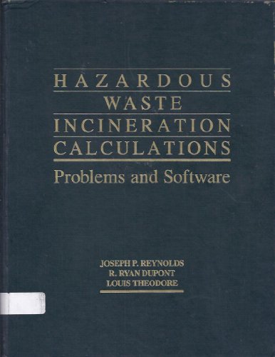 Beispielbild fr Hazardous Waste Incineration Calculations: Problems and Software zum Verkauf von HPB-Red