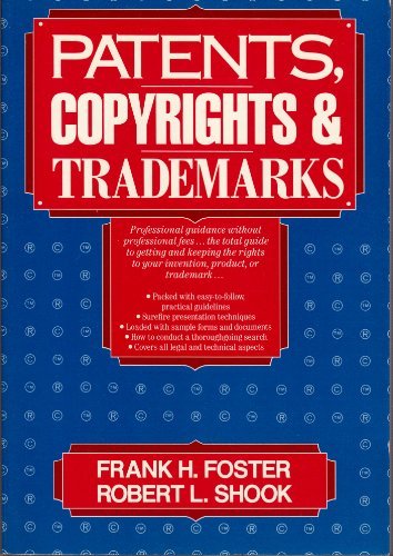 Stock image for Patents, Copyrights, and Trademarks for sale by Better World Books