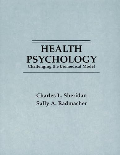 Stock image for Health Psychology: Challenging the Biomedical Model for sale by HPB-Red