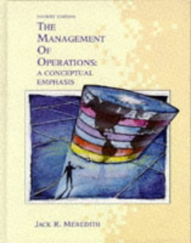 Stock image for The Management of Operations- A Conceptual Emphasis, 4th for sale by a2zbooks