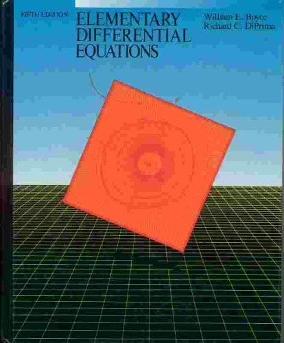 Beispielbild fr Elementary Differential Equations zum Verkauf von Better World Books: West