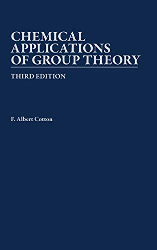 Beispielbild fr Chemical Applications of Group Theory zum Verkauf von Better World Books