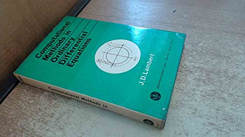 Stock image for Computational Methods in Ordinary Differential Equations (Introductory Mathematics for Scientists And Engineers) for sale by Housing Works Online Bookstore