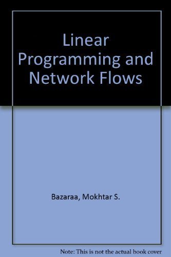 Imagen de archivo de Linear Programming and Network Flows a la venta por Anybook.com