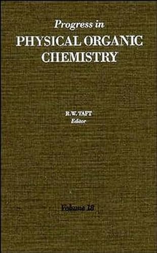 Imagen de archivo de Progress in Physical Organic Chemistry a la venta por Better World Books